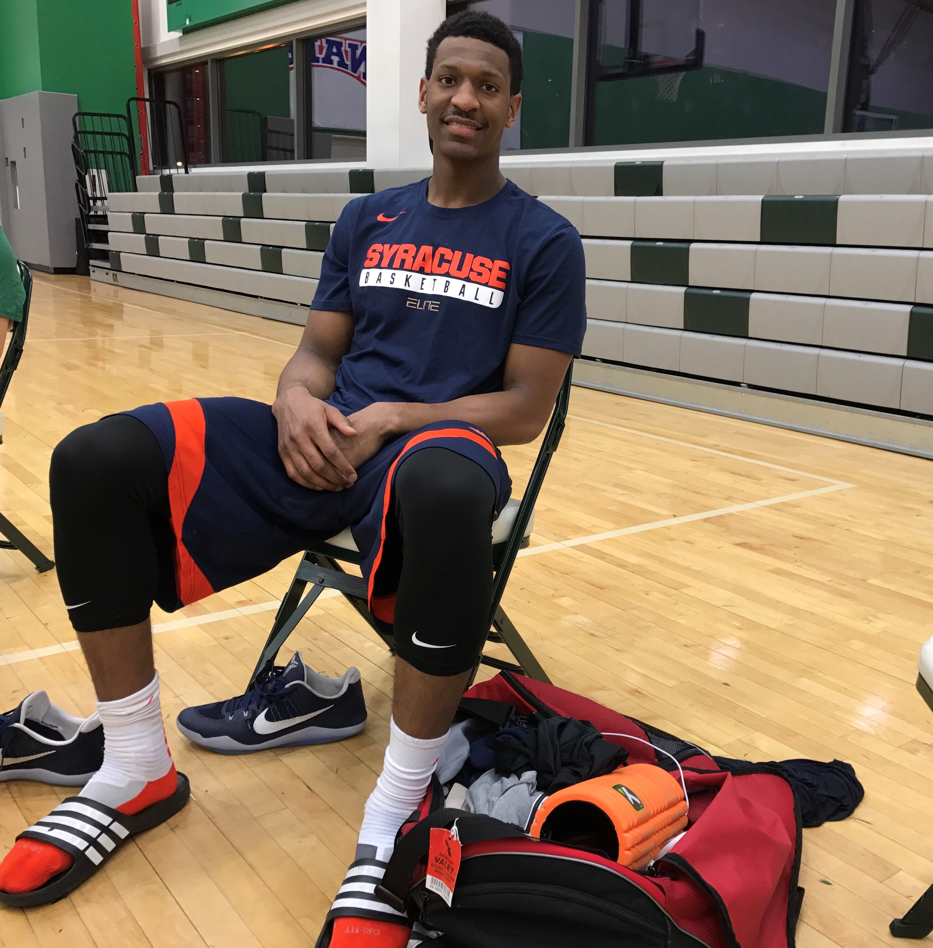 Andrew White talks NBA visits the teams, the drills, the players he